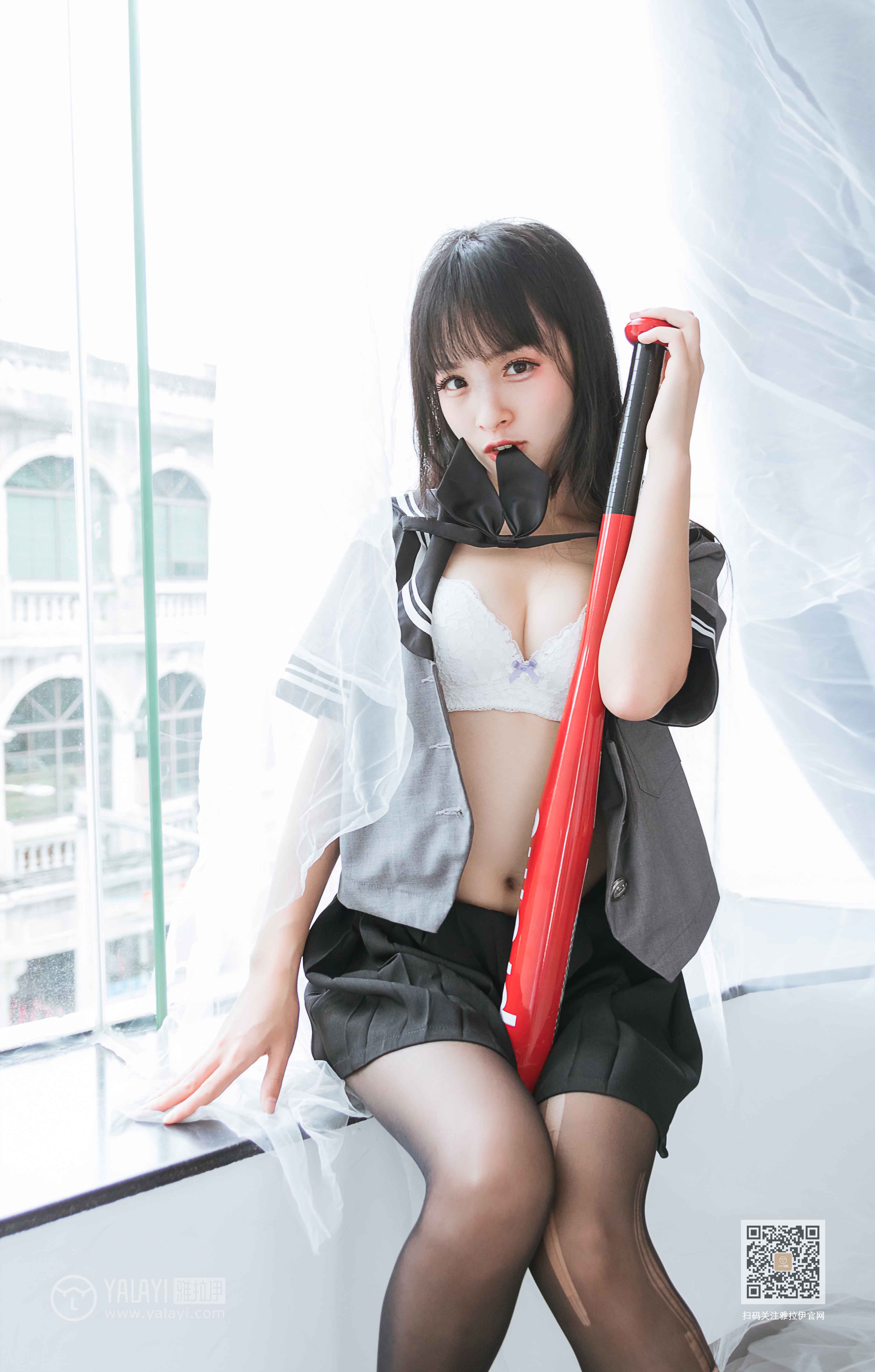 [YALAYI雅拉伊]2020.04.10Y601艾丽《疯狂的jk学妹》插图